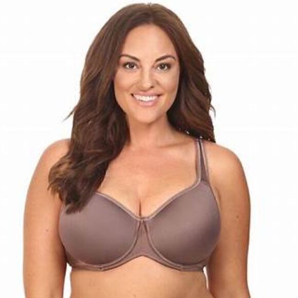 Wacoal- Basic Beauty Underwire Spacer T-shirt Bra in a mocha brown 85329,  40G - Picture 1 of 10